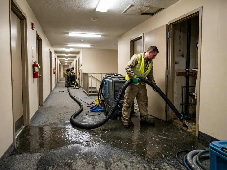 multi-unit-apartment-hallway-f-005 — frequently asked questions, Emergency Burst Pipe Water Extraction & Removal in North Gr…